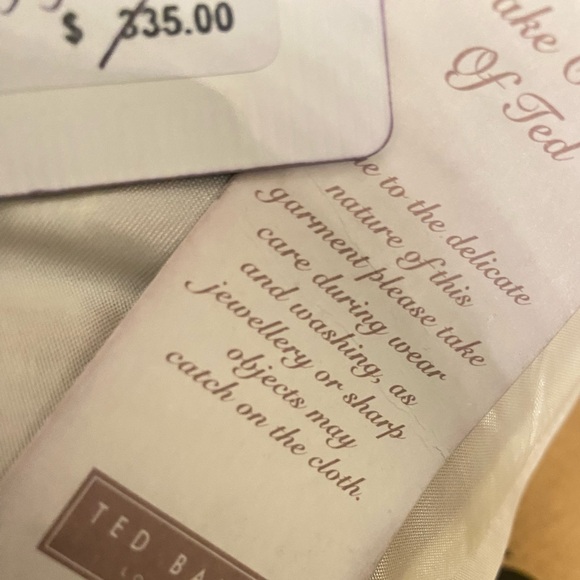 TED BAKER IMOEN OPULENT ORIENT JACQUARD PRINTED DRESS & PURSE - Picture 7 of 8